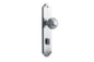 Iver Guildford Door Knob Shouldered Latch Pair, Passage Kit, Privacy Kit , Entrance Kit with High Security Lock -Brushed Chrome