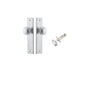 Iver Paddington  Door Knob Chamfered Latch Pair, Passage Kit, Privacy Kit , Entrance Kit with High Security Lock -Brushed Chrome