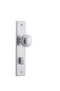 Iver Paddington  Door Knob Chamfered Latch Pair, Passage Kit, Privacy Kit , Entrance Kit with High Security Lock -Brushed Chrome