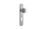 Iver Guildford Door Knob Oval Latch Pair, Passage Kit, Privacy Kit , Entrance Kit with High Security Lock -Brushed Chrome