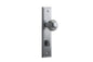 Iver Guildford Door Knob Stepped Latch Pair, Passage Kit, Privacy Kit , Entrance Kit with High Security Lock - Brushed Chrome