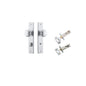 Iver Cambridge Door Knob Chamfered  Concealed Fix Pair Passage Kit, Privacy Kit , Entrance Kit with High Security Lock -Brushed Chrome