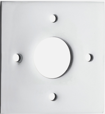 Iver Adaptor Plate Rose Square Available in 9 colours : Polished Brass ,Signature Brass ,Matt Black ,Polished Chrome ,Brushed Chrome ,Distressed Nickel ,Polished Nickel , Satin Nickel  & Brushed Brass