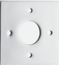 Iver Adaptor Plate Rose Square Available in 9 colours : Polished Brass ,Signature Brass ,Matt Black ,Polished Chrome ,Brushed Chrome ,Distressed Nickel ,Polished Nickel , Satin Nickel  & Brushed Brass