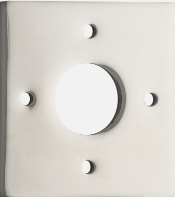 Iver Adaptor Plate Rose Square Available in 9 colours : Polished Brass ,Signature Brass ,Matt Black ,Polished Chrome ,Brushed Chrome ,Distressed Nickel ,Polished Nickel , Satin Nickel  & Brushed Brass