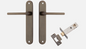 Iver Baltimore Door Lever 10726 Oval Backplate Signature Brass - Passage ,Privacy & Entrance