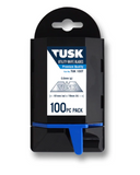 Tusk Heavy Duty Utility Knife Blades & Knife -  2pc Set ,10pc pack ,50pc pack & 100pc pack