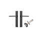 Iver Baltimore Door Knob Rectangular Latch Pair, Passage Kit, Privacy Kit , Entrance Kit with High Security Lock -Matt Black