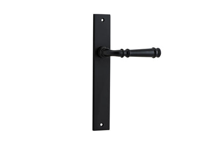 Iver Verona Door Lever Rectangular Latch Pair, Passage Kit, Privacy Kit , Entrance Kit with High Security Lock -Matt Black