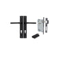 Iver Annecy Door Lever Rectangular Latch Pair, Passage Kit, Privacy Kit , Entrance Kit with High Security Lock - Matt Black