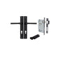 Iver Annecy Door Lever Rectangular Latch Pair, Passage Kit, Privacy Kit , Entrance Kit with High Security Lock - Matt Black