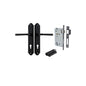 Iver Annecy Door Lever Shouldered Latch Pair, Passage Kit, Privacy Kit , Entrance Kit with High Security Lock -Matt Black