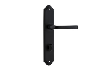 Iver Annecy Door Lever Shouldered Latch Pair, Passage Kit, Privacy Kit , Entrance Kit with High Security Lock -Polished Nickel
