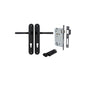 Iver Annecy Door Lever Oval Latch Pair, Passage Kit, Privacy Kit , Entrance Kit with High Security Lock - Matt Black