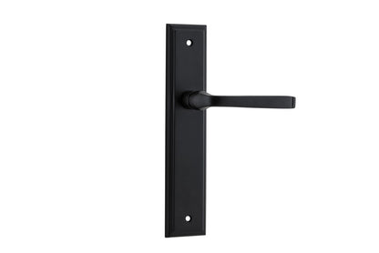 Iver Annecy Door Lever Shouldered Latch Pair, Passage Kit, Privacy Kit , Entrance Kit with High Security Lock -Matt Black