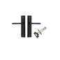 Iver Annecy Door Lever Shouldered Latch Pair, Passage Kit, Privacy Kit , Entrance Kit with High Security Lock -Matt Black