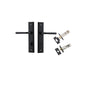 Iver Annecy Door Lever Shouldered Latch Pair, Passage Kit, Privacy Kit , Entrance Kit with High Security Lock -Matt Black