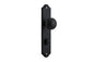 Iver Paddington  Door Knob Shouldered Latch Pair, Passage Kit, Privacy Kit , Entrance Kit with High Security Lock - Matt Black
