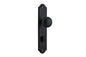 Iver Cambridge Door Knob Shouldered Latch Pair, Passage Kit, Privacy Kit , Entrance Kit with High Security Lock - Matt Black