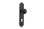 Iver Guildford Door Knob Shouldered Latch Pair, Passage Kit, Privacy Kit , Entrance Kit with High Security Lock -Matt Black