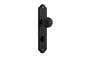 Iver Guildford Door Knob Shouldered Latch Pair, Passage Kit, Privacy Kit , Entrance Kit with High Security Lock -Matt Black
