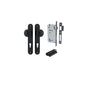 Iver Paddington  Door Knob Oval Latch Pair, Passage Kit, Privacy Kit , Entrance Kit with High Security Lock - Matt Black