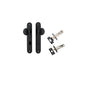 Iver Cambridge Door Knob Oval Concealed Fix Pair, Passage Kit, Privacy Kit , Entrance Kit with High Security Lock - Matt Black