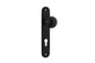 Iver Guildford Door Knob Oval Latch Pair, Passage Kit, Privacy Kit , Entrance Kit with High Security Lock -Matt Black