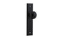 Iver Paddington  Door Knob Stepped Latch Pair, Passage Kit, Privacy Kit , Entrance Kit with High Security Lock - Matt Black