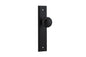 Iver Cambridge Door Knob Stepped Latch Pair, Passage Kit, Privacy Kit , Entrance Kit with High Security Lock - Matt Black