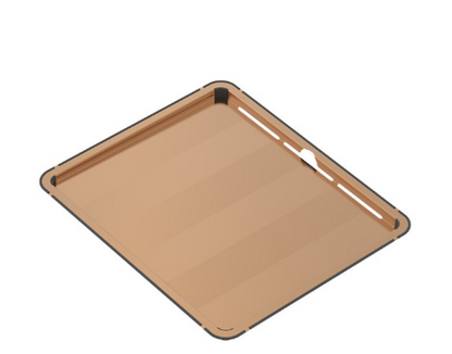 BURNS & FERALL ZOMODO PVD DRAINER TRAY - BLACK PEARL ,EUREKA GOLD & RIO BRONZE