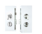 Windsor Premium NZ Mini Lever Entrance Lock Kit Round, 60mm Available in 6 Colours
