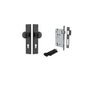 Iver Cambridge Door Knob Chamfered  Latch Pair, Passage Kit, Privacy Kit , Entrance Kit with High Security Lock - Matt Black