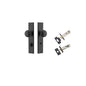 Iver Cambridge Door Knob Chamfered  Latch Pair, Passage Kit, Privacy Kit , Entrance Kit with High Security Lock - Matt Black