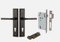 Iver Annecy Door Lever 10744 Stepped Backplate  Signature Brass - Passage ,Privacy & Entrance