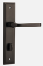 Iver Annecy Door Lever 10744 Stepped Backplate  Signature Brass - Passage ,Privacy & Entrance