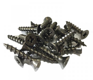 Lohala Prehanging Screw Steel Hingefix #8 x 19mm ,8 x 25mm ,8 x 30mm & 8 x 50mm - Gunmetal Combo Pozi /SQ [ 200 and 1000 )