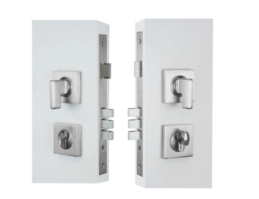 Windsor Premium NZ Mini Lever Entrance Lock Kit Square, 60mm Available in 5 Colours