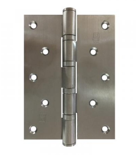 Lohala Hinge Stainless Steel 304 ,4BB 152mm x 102mm x 4.0mm Fixed Button Pin Satin