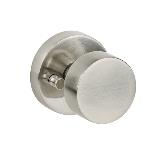 SYLVAN NEW NAPIER KNOB SET- PRIVACY, DUMMY TRIM, PASSAGE - STAIN NICKEL PLATE
