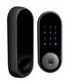 Windsor Premium NZ Bluetooth Electronic D.bolt Lock-Oval Matt Black & Brushed Nickel