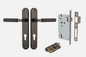 Iver Brunswick Door Lever 10768 Oval Backplate Signature Brass - Passage ,Privacy & Entrance