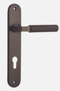 Iver Brunswick Door Lever 10768 Oval Backplate Signature Brass - Passage ,Privacy & Entrance
