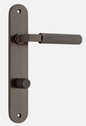 Iver Brunswick Door Lever 10768 Oval Backplate Signature Brass - Passage ,Privacy & Entrance
