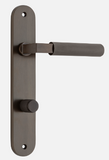 Iver  Brunswick Door Lever 10768 Oval Backplate Signature Brass - Passage ,Privacy & Entrance