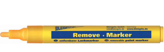 Trucut Heavy Duty Bleispitz Removable Paint Marker Yellow Pack 10