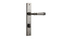 Iver Verona Door Lever Rectangular Latch Pair, Passage Kit, Privacy Kit , Entrance Kit with High Security Lock - Distressed Nickel