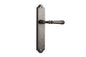 Iver Verona Door Lever Shouldered Latch Pair, Passage Kit, Privacy Kit , Entrance Kit with High Security Lock- Distressed Nickel