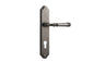 Iver Verona Door Lever Shouldered Latch Pair, Passage Kit, Privacy Kit , Entrance Kit with High Security Lock- Distressed Nickel