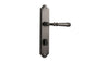 Iver Verona Door Lever Shouldered Latch Pair, Passage Kit, Privacy Kit , Entrance Kit with High Security Lock- Distressed Nickel